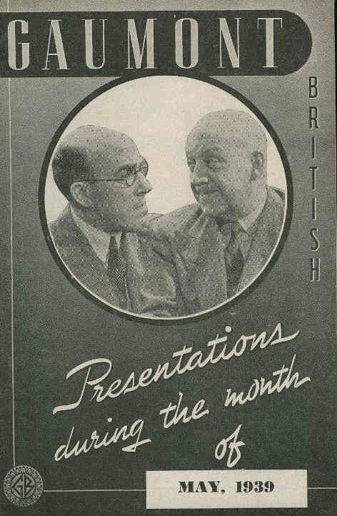 GAUMONT BRITISH magazine side cover May 1939