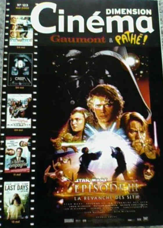 CINEMA DIMENSION magazine side cover Issue 123   