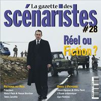 GAZETTE DES SCENARISTES | LA magazine side cover Issue 28 August 2006