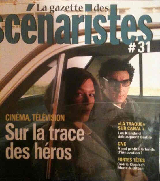 GAZETTE DES SCENARISTES | LA magazine side cover Issue 31 September 2007