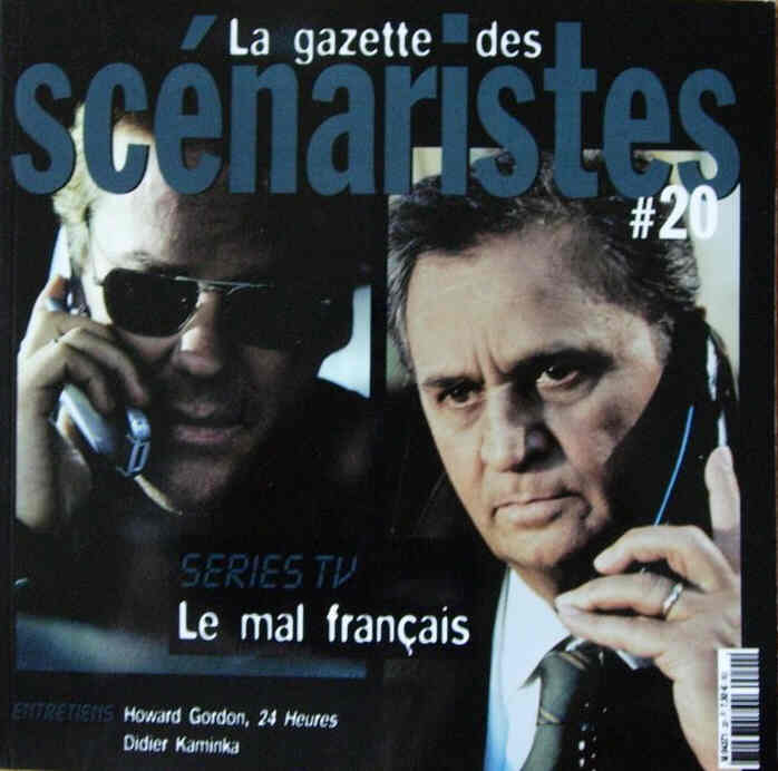 GAZETTE DES SCENARISTES | LA magazine side cover Issue 20  2004