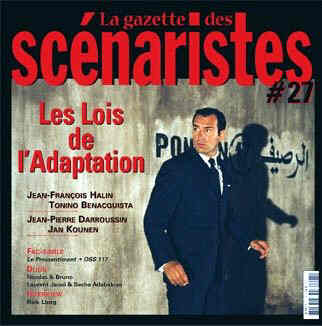 GAZETTE DES SCENARISTES | LA magazine side cover Issue 27  2006