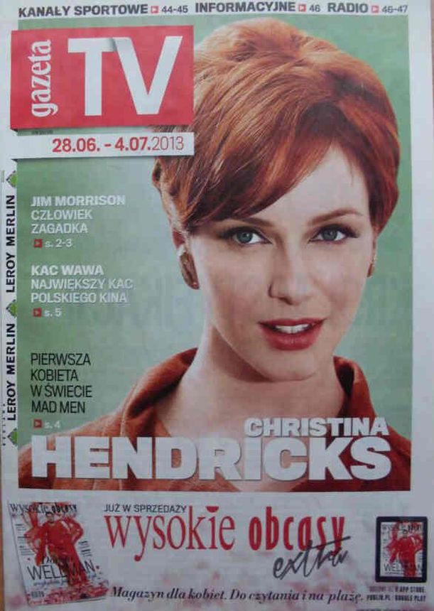 GAZETA TV magazine side cover 28 June 2013