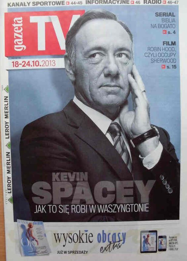 GAZETA TV magazine side cover 18 October 2013