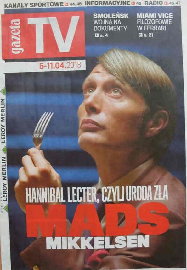 GAZETA TV magazine side cover 5 November 2013
