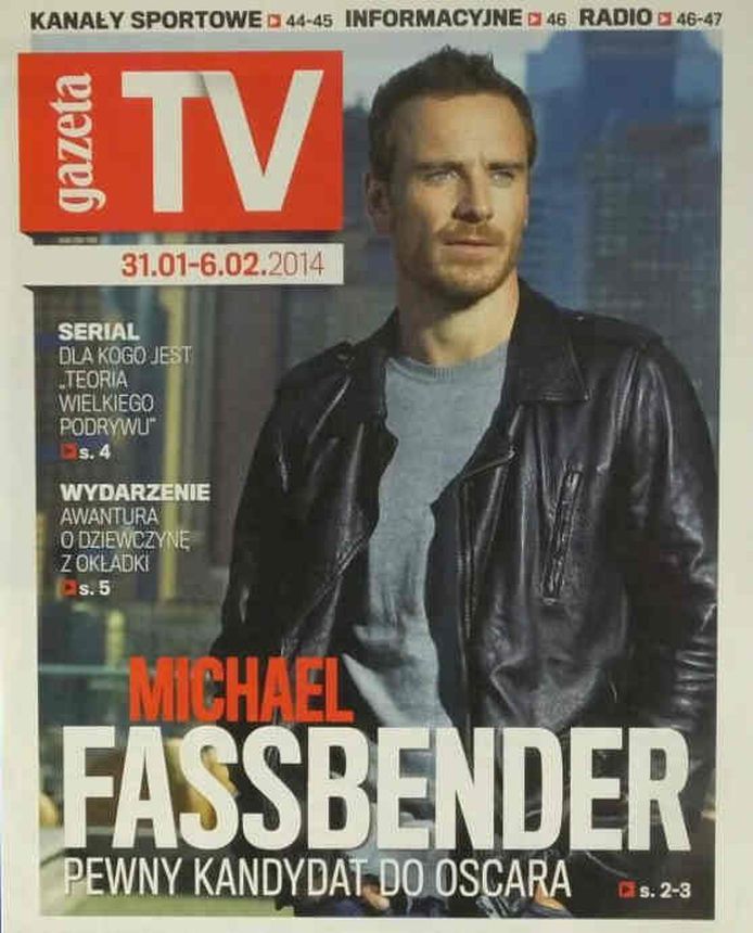 GAZETA TV magazine side cover 31 January 2014