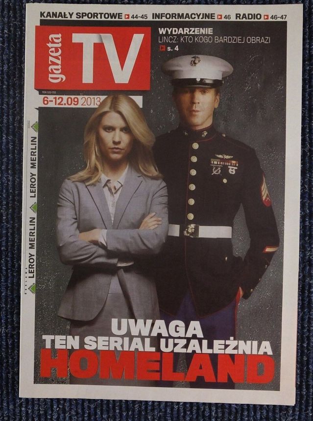 GAZETA TV magazine side cover 6 September 2013