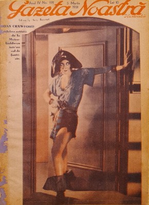 GAZETA NOASTRA magazine side cover Issue 191 5 March 1931