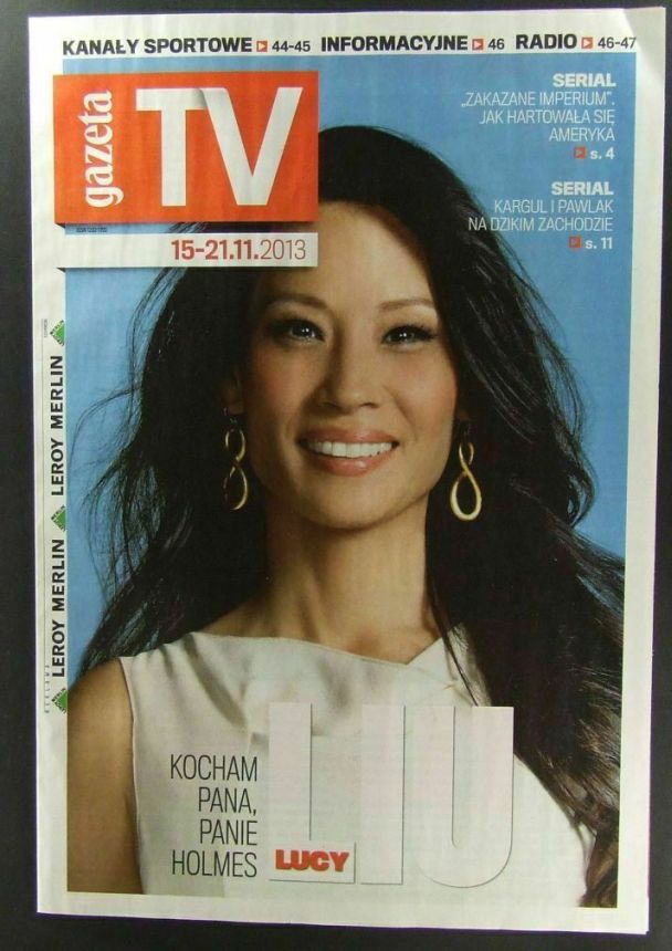GAZETA TV magazine side cover 15 November 2013