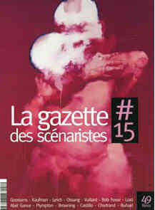 GAZETTE DES SCENARISTES | LA magazine side cover Issue 15 November 2001