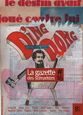 GAZETTE DES SCENARISTES | LA magazine side cover Issue 16/17 July 2002