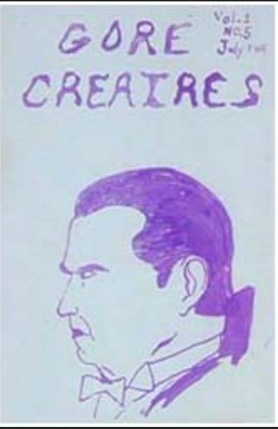 GORE CREATURES magazine side cover Issue 5  1964
