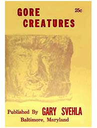 GORE CREATURES magazine side cover Issue 7  1965