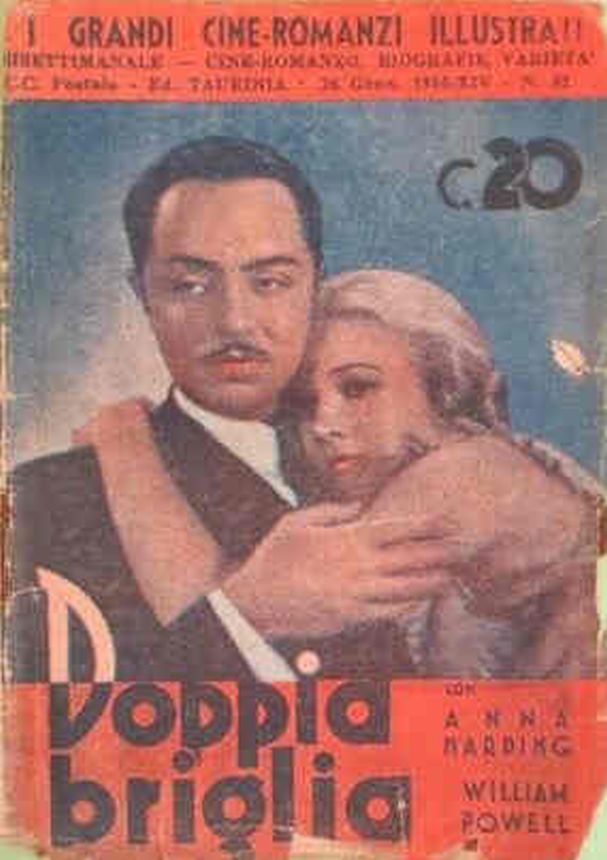 GRANDI CINE-ROMANZI ILLUSTRATI | I magazine side cover Issue 62 26 January 1936