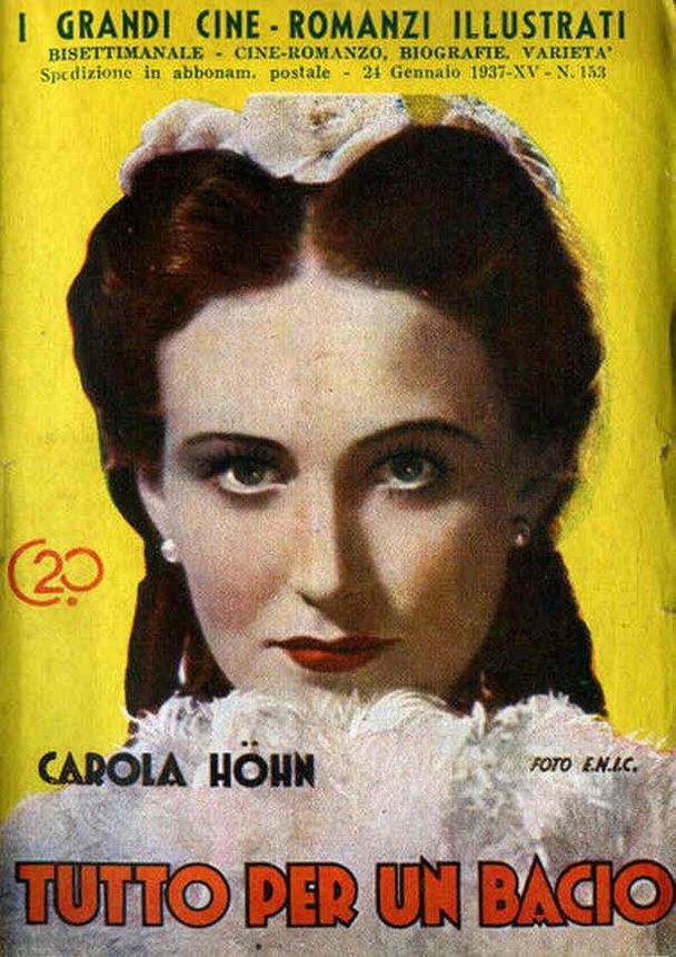 GRANDI CINE-ROMANZI ILLUSTRATI | I magazine side cover Issue 153 24 January 1937