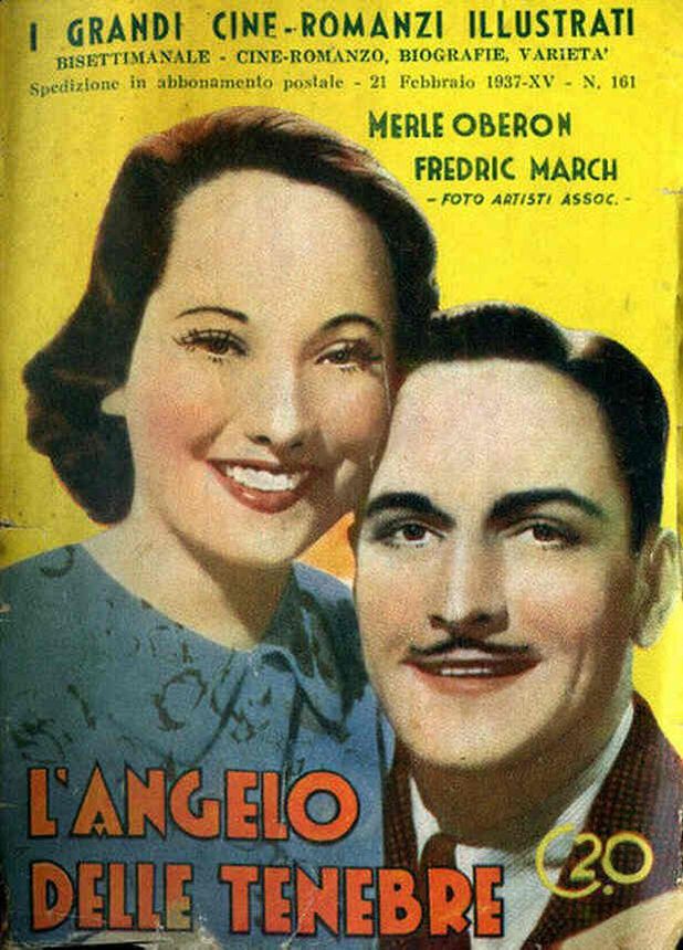 GRANDI CINE-ROMANZI ILLUSTRATI | I magazine side cover Issue 161 21 February 1937