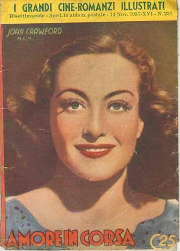 GRANDI CINE-ROMANZI ILLUSTRATI | I magazine side cover Issue 237 14 November 1937