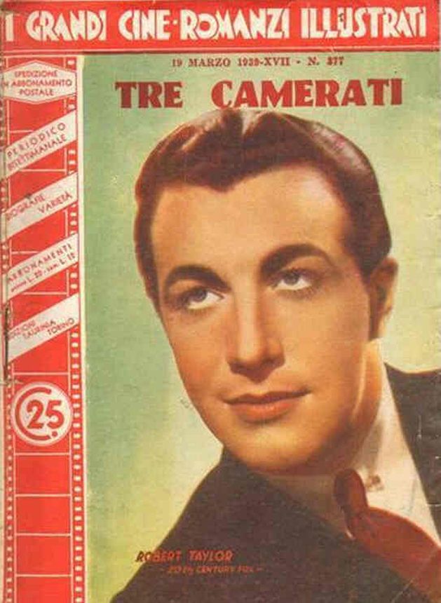 GRANDI CINE-ROMANZI ILLUSTRATI | I magazine side cover Issue 377 19 March 1939