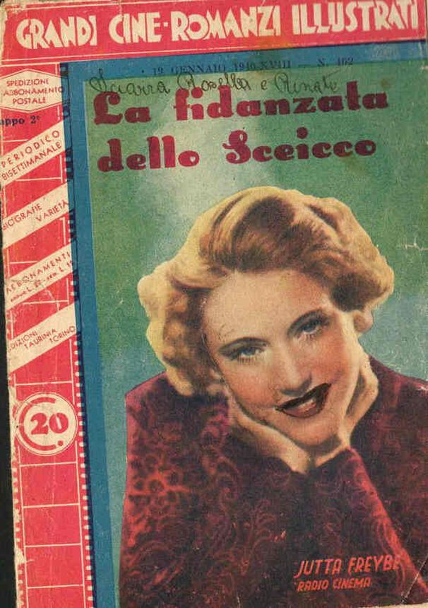 GRANDI CINE-ROMANZI ILLUSTRATI | I magazine side cover Issue 462 19 January 1940