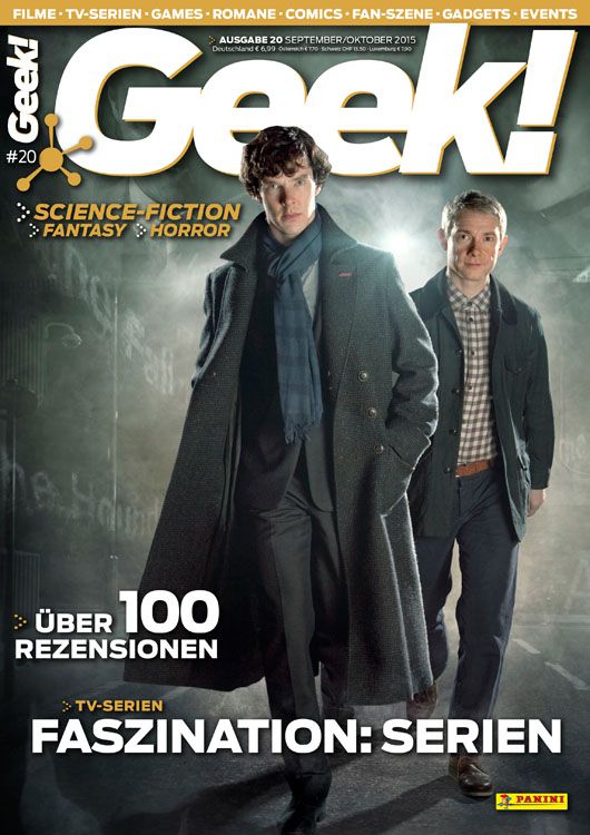 GEEK (De) magazine side cover Issue 20 September/October 2015