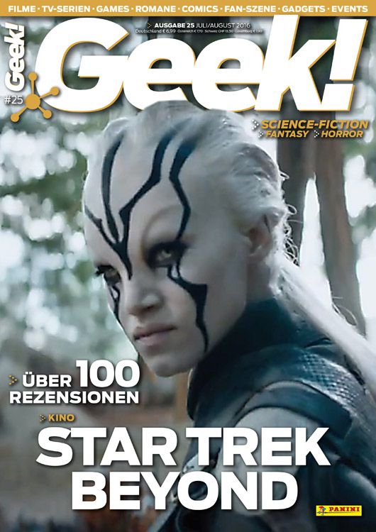 GEEK (De) magazine side cover Issue 25 July/August 2016