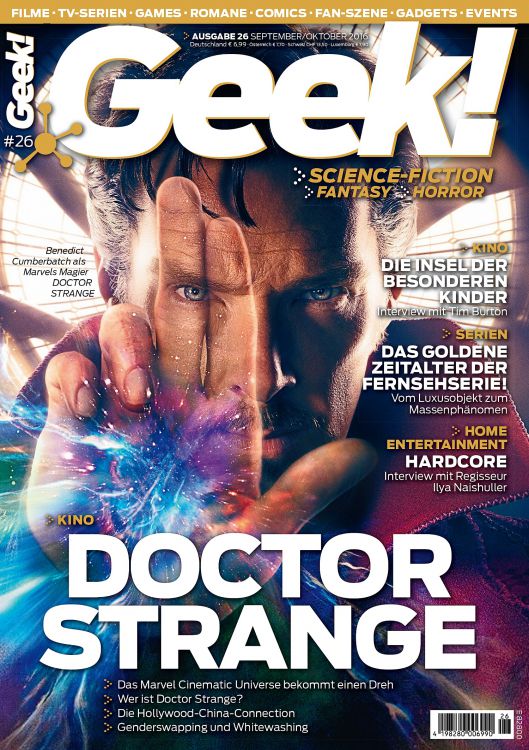 GEEK (De) magazine side cover Issue 26 September/October 2016