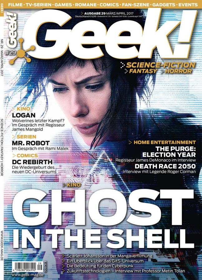 GEEK (De) magazine side cover Issue 29 March/April 2017
