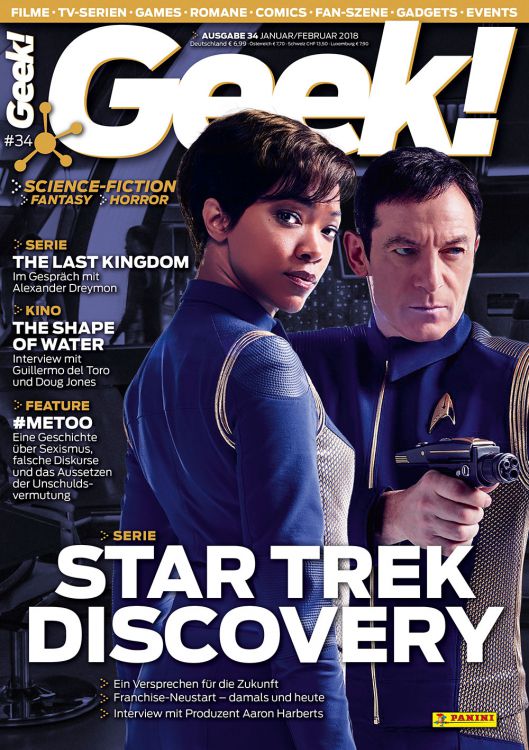 GEEK (De) magazine side cover Issue 34  January/February 2018