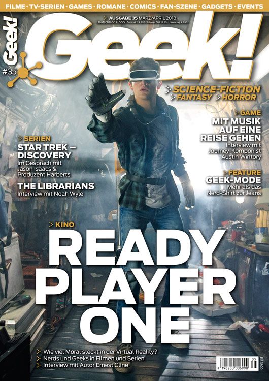 GEEK (De) magazine side cover Issue 35  March/April 2018