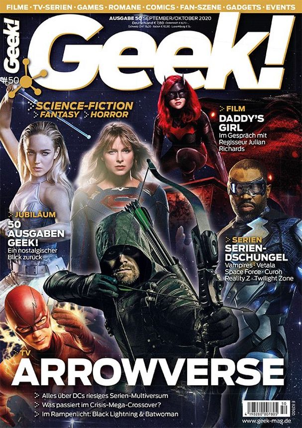 GEEK (De) magazine side cover Issue 50  September/October 2020