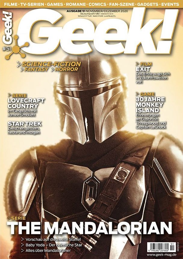 GEEK (De) magazine side cover Issue 51  November/December 2020