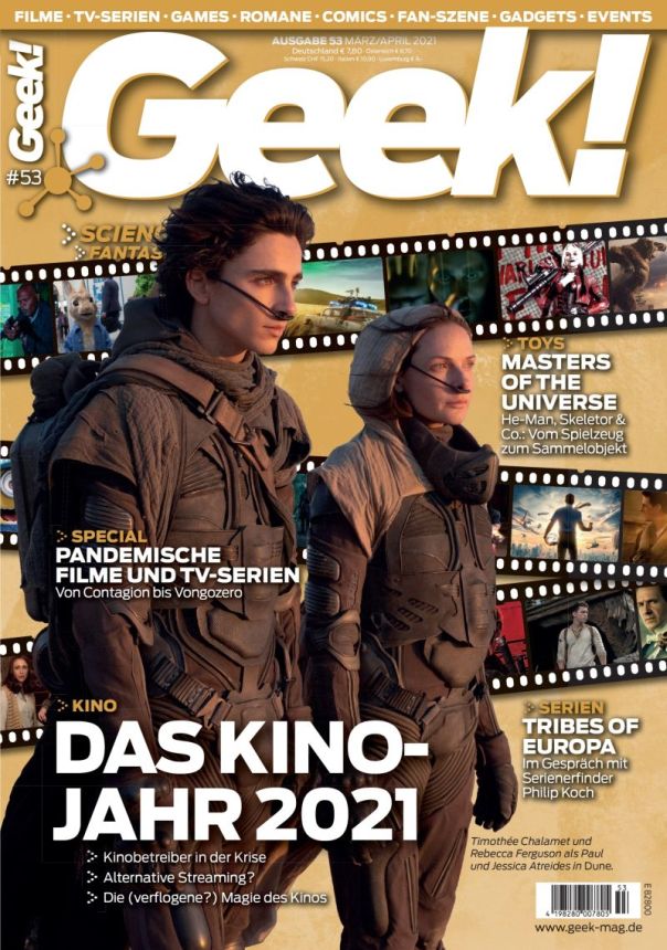 GEEK (De) magazine side cover Issue 53  March/April 2021