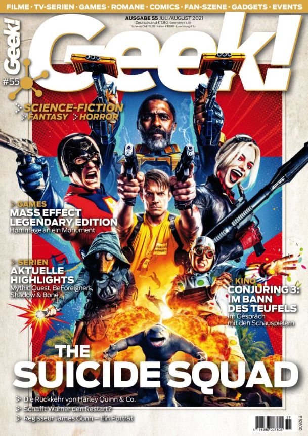 GEEK (De) magazine side cover Issue 55  July/August 2021