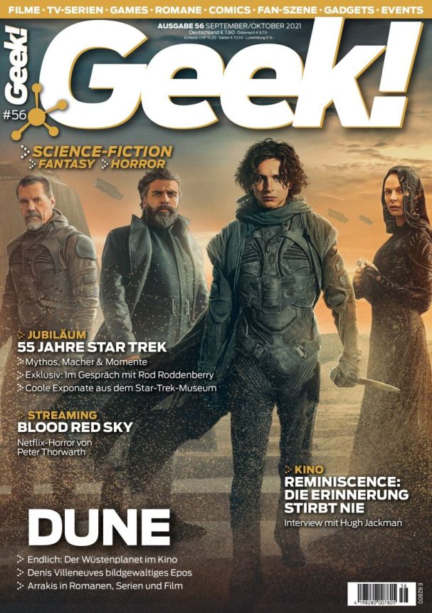 GEEK (De) magazine side cover Issue 56  September/October 2021