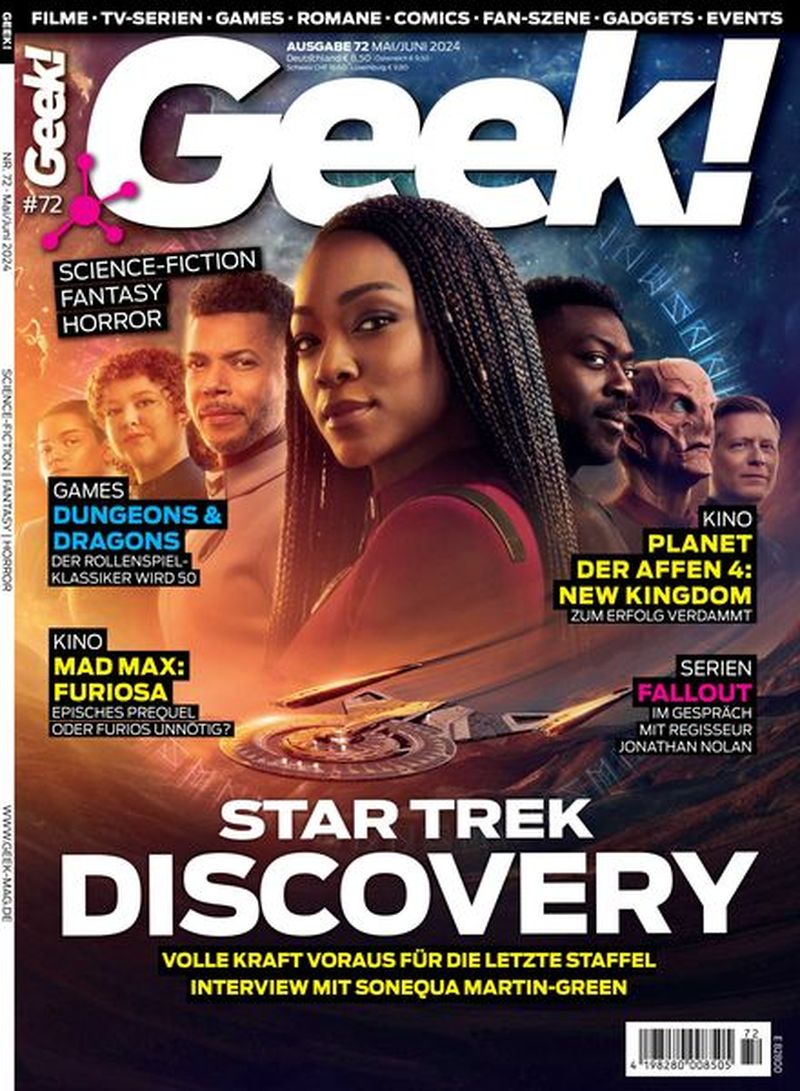 GEEK (De) magazine side cover Issue 72  May/June 2024