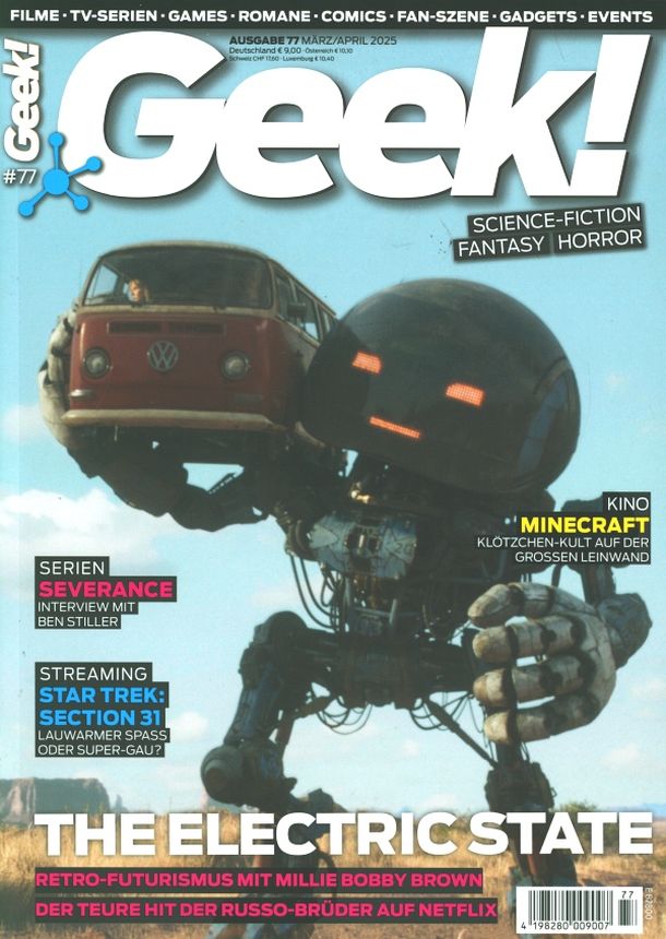 GEEK (De) magazine side cover Issue 77  March/April 2025