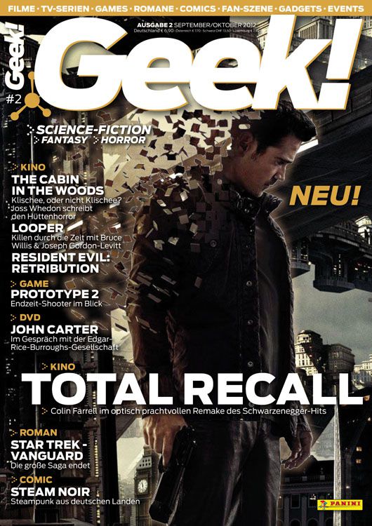 GEEK (De) magazine side cover Issue 02 September/October 2012