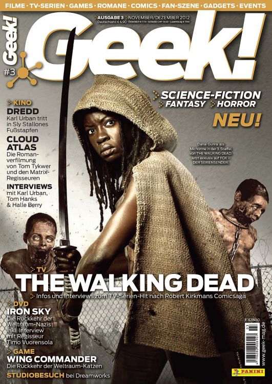 GEEK (De) magazine side cover Issue 03 November/December 2012