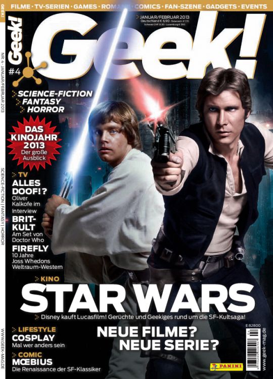 GEEK (De) magazine side cover Issue 04 January/February 2013