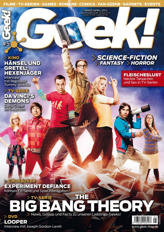 GEEK (De) magazine side cover Issue 05 March/April 2013