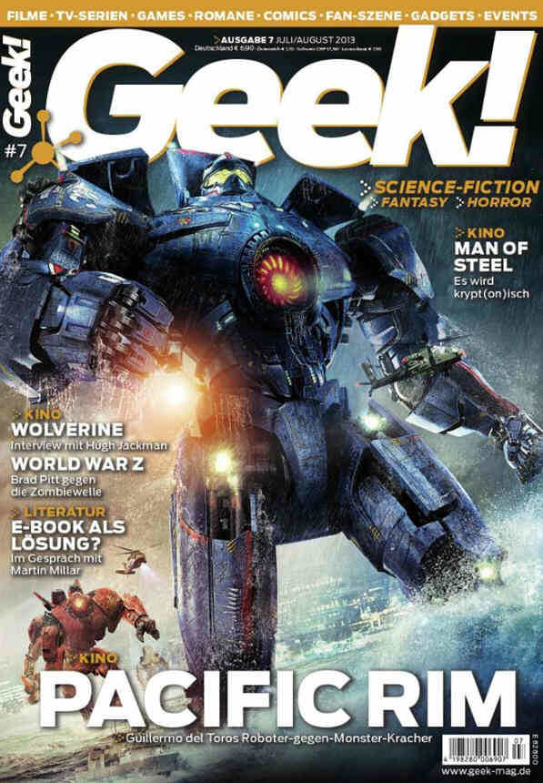 GEEK (De) magazine side cover Issue 07 July/August 2013