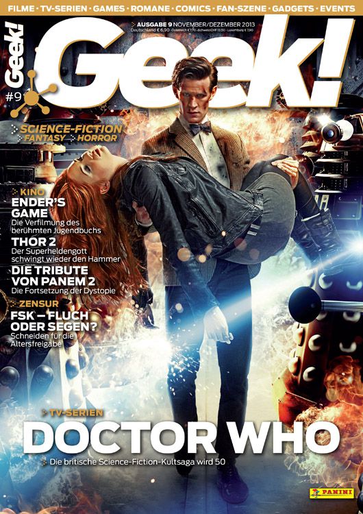 GEEK (De) magazine side cover Issue 09 November/December 2013
