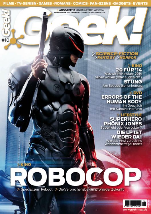 GEEK (De) magazine side cover Issue 10 January/February 2014