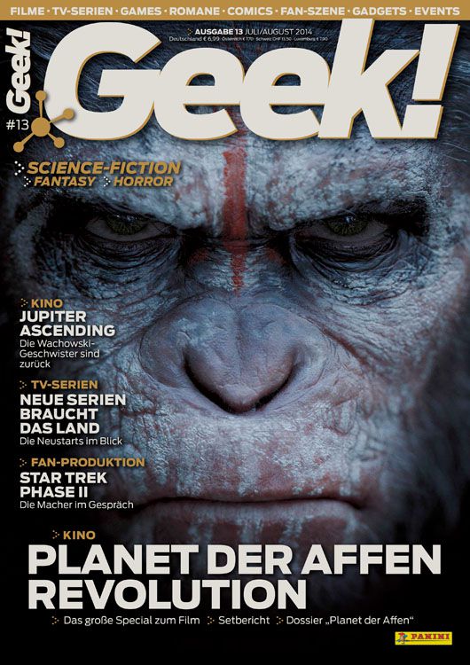 GEEK (De) magazine side cover Issue 13 July/August 2014