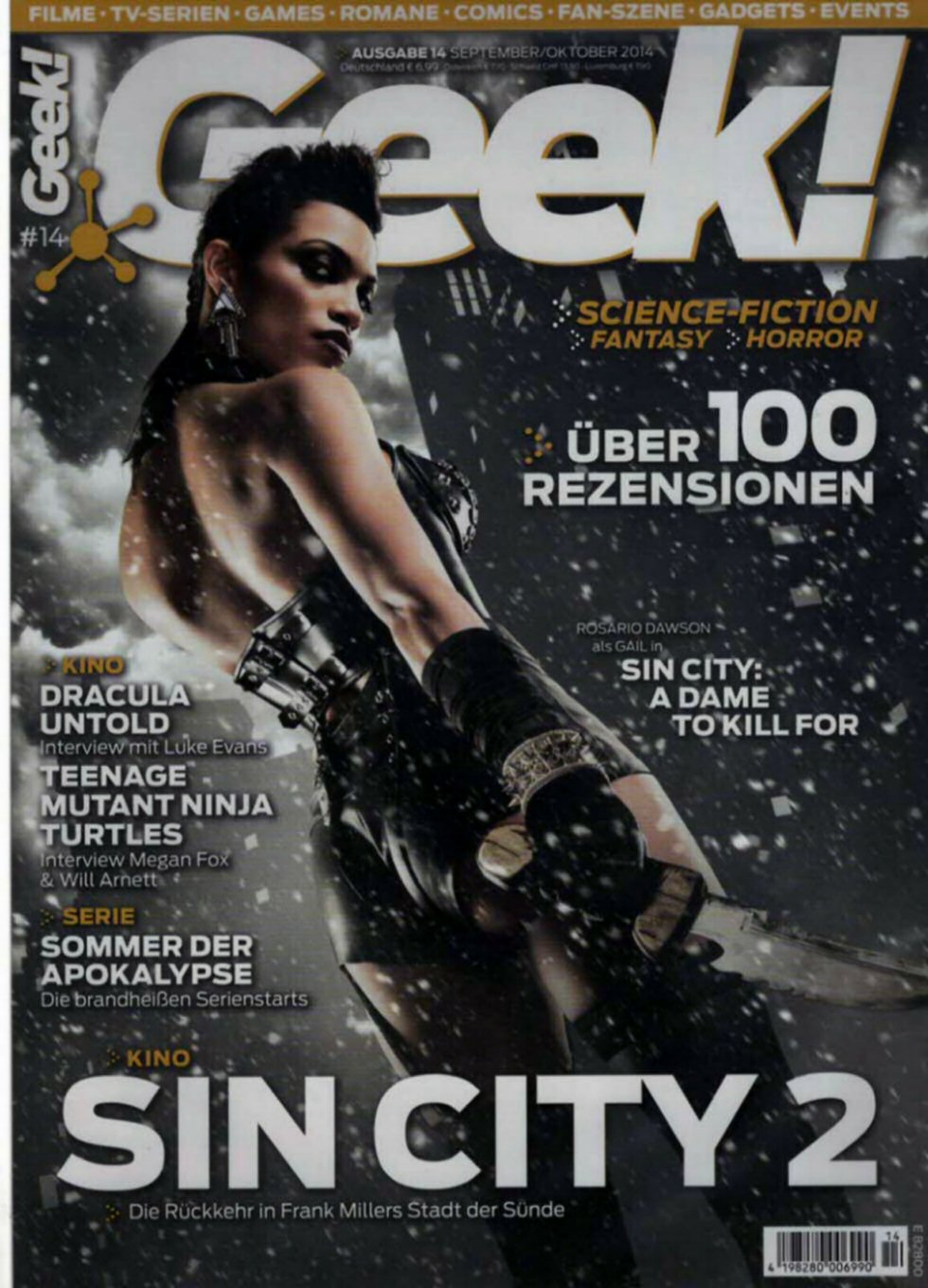 GEEK (De) magazine side cover Issue 14 September/October 2014