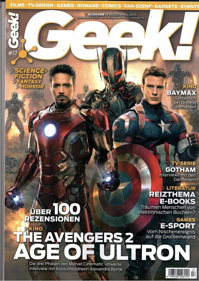 GEEK (De) magazine side cover Issue 17 March/April 2015
