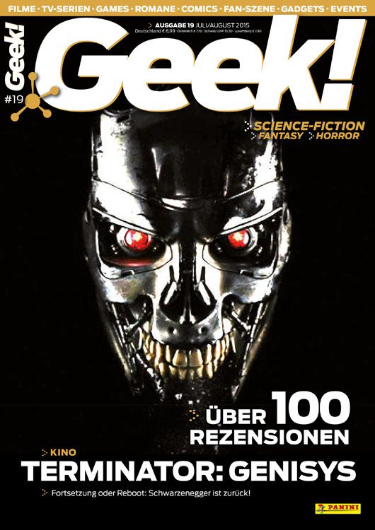 GEEK (De) magazine side cover Issue 19 July/August 2015
