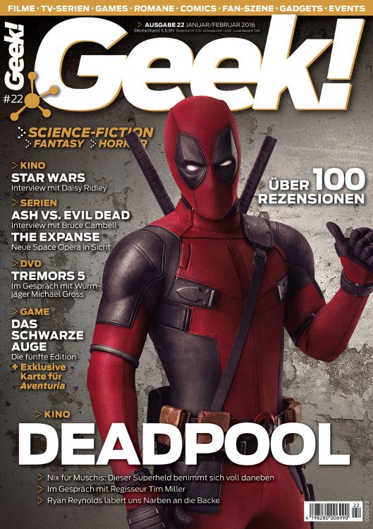 GEEK (De) magazine side cover Issue 22 January/February 2016