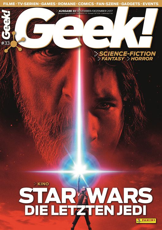 GEEK (De) magazine side cover Issue 33  November/December 2017