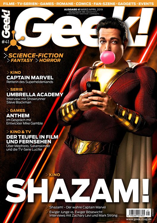 GEEK (De) magazine side cover Issue 41  March/April 2019